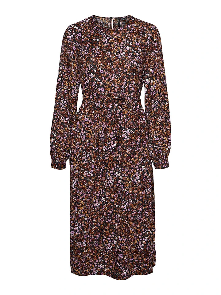 Vero Moda Kleid "Una" In Schwarz/ Bunt 1 Vero Moda Kleid "Una" In Schwarz/ Bunt